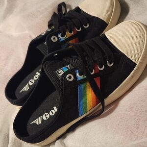 Gola Black Rainbow Sneakers